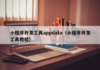 小程序开发工具appdata（小程序开发工具教程）
